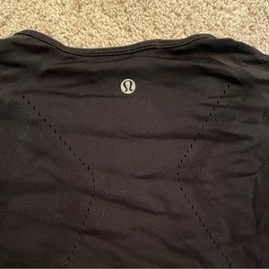 Black Lululemon long sleeve, worn a couple times, size Xs/S, no rips or stains.